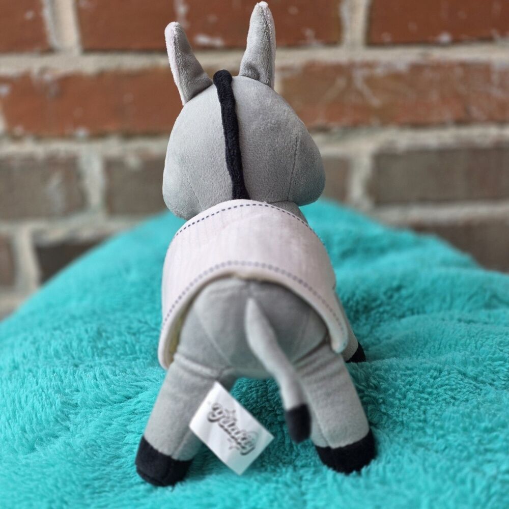 Jesus donkey soft stuffed Plush toy religious companion or guardian for children - Picture 3 of 6